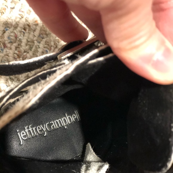 Jeffrey Campbell Combat Boot BlackWhite CalfHair - Picture 7 of 7